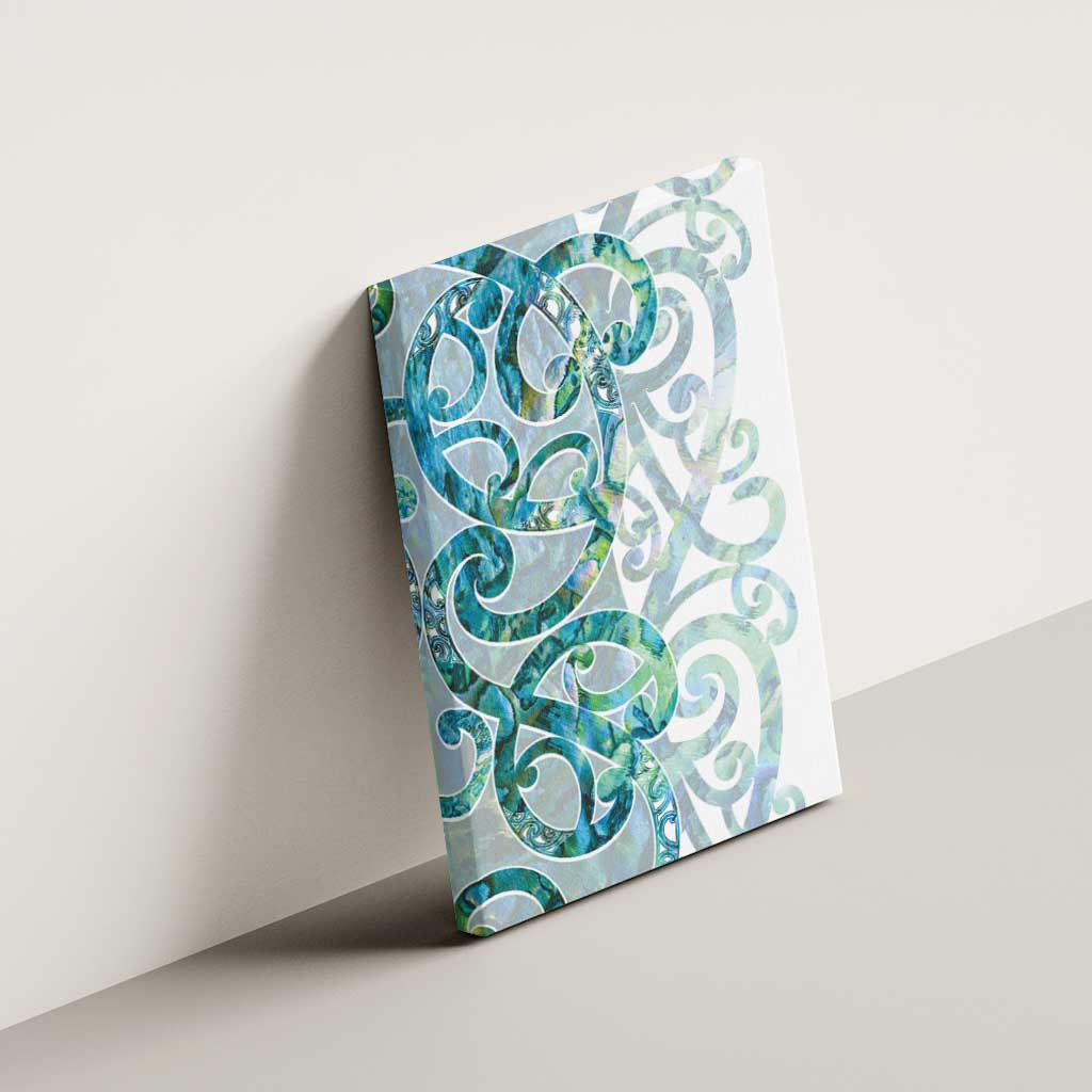 Paua Shell Maori Canvas Wall Art Koru Kowhaiwhai LT7 - Polynesian Pride