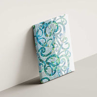 Paua Shell Maori Canvas Wall Art Koru Kowhaiwhai LT7 - Polynesian Pride