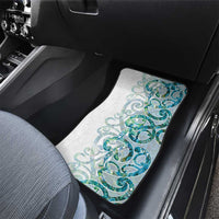 Paua Shell Maori Car Mats Koru Kowhaiwhai LT7 - Polynesian Pride