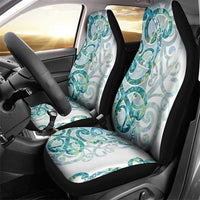 Paua Shell Maori Car Seat Cover Koru Kowhaiwhai LT7 - Polynesian Pride
