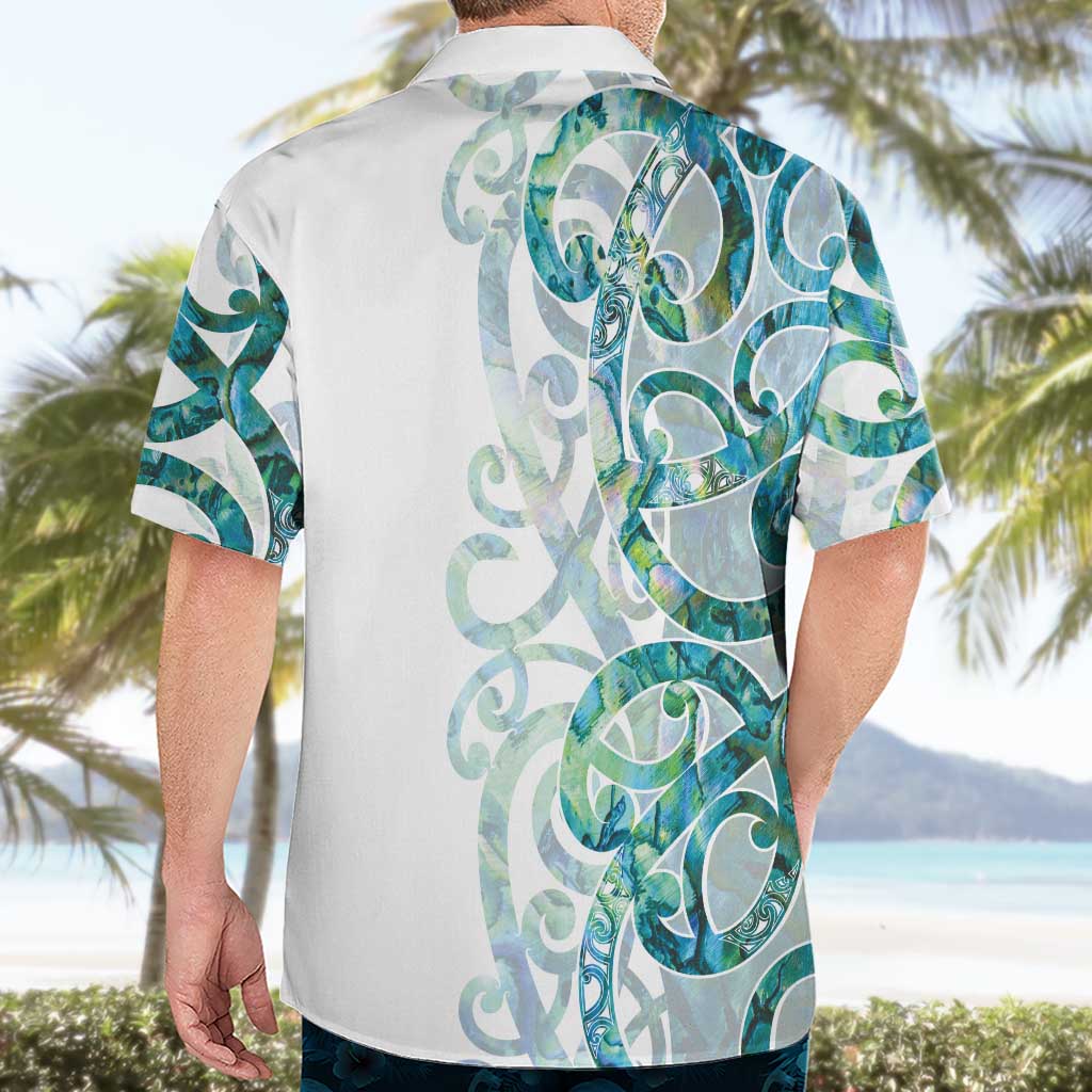 Paua Shell Maori Hawaiian Shirt Koru Kowhaiwhai LT7 - Polynesian Pride