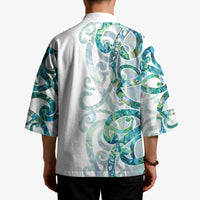 Paua Shell Maori Kimono Koru Kowhaiwhai LT7 - Polynesian Pride