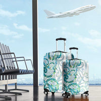 Paua Shell Maori Luggage Cover Koru Kowhaiwhai - Polynesian Pride