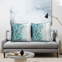 Paua Shell Maori Pillow Cover Koru Kowhaiwhai LT7 - Polynesian Pride