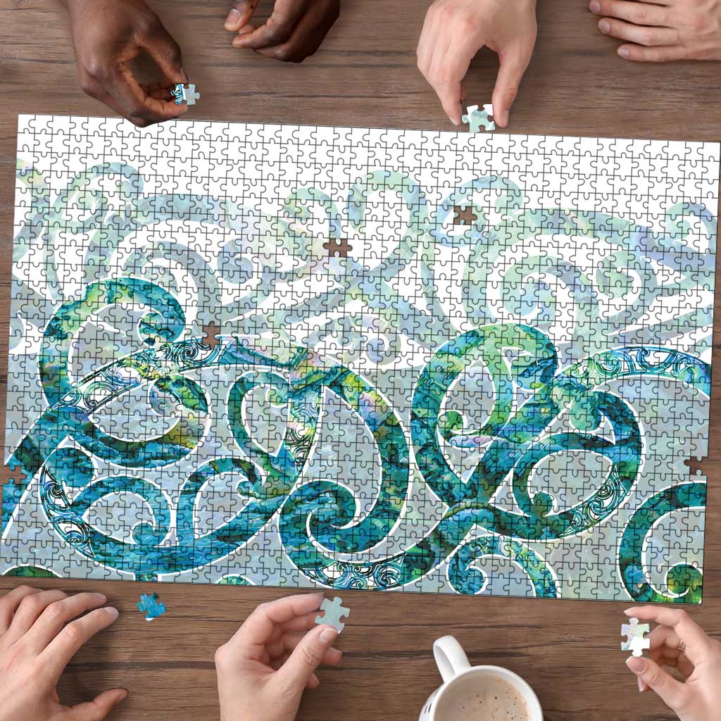 Paua Shell Maori Puzzle Koru Kowhaiwhai LT7 - Polynesian Pride