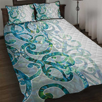 Paua Shell Maori Quilt Bed Set Koru Kowhaiwhai - Polynesian Pride