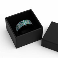 Paua Shell Maori Spinner Ring Koru Kowhaiwhai LT7 - Polynesian Pride