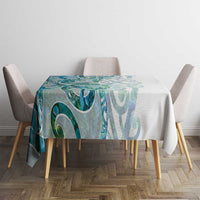 Paua Shell Maori Tablecloth Koru Kowhaiwhai LT7 - Polynesian Pride