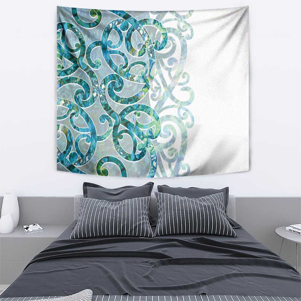Paua Shell Maori Tapestry Koru Kowhaiwhai LT7 - Polynesian Pride