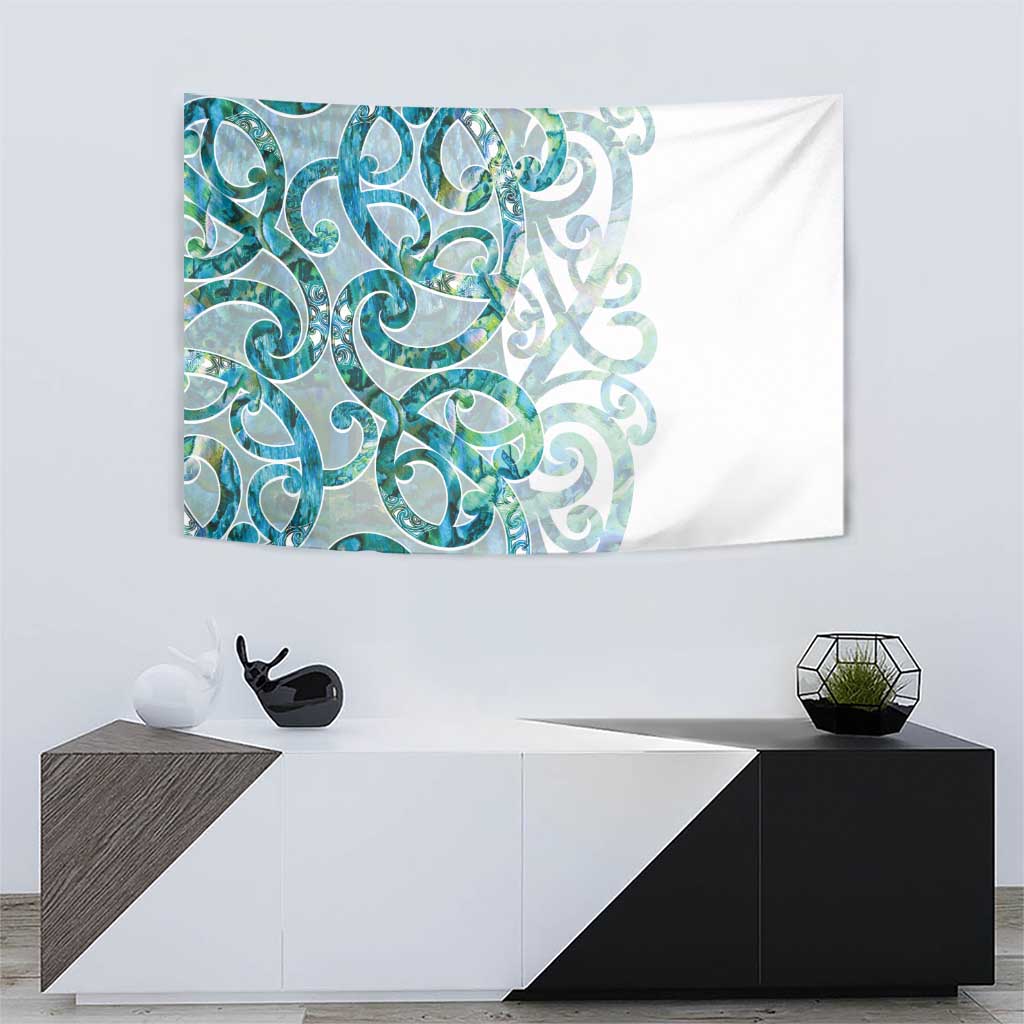 Paua Shell Maori Tapestry Koru Kowhaiwhai LT7 - Polynesian Pride