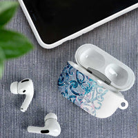 Turquoise Paua Shell Maori AirPods Case Koru Kowhaiwhai LT7 - Polynesian Pride