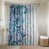 Turquoise Paua Shell Maori Bathroom Set Koru Kowhaiwhai - Polynesian Pride