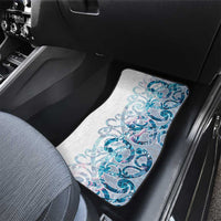 Turquoise Paua Shell Maori Car Mats Koru Kowhaiwhai LT7 - Polynesian Pride
