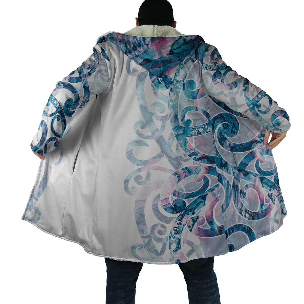 Turquoise Paua Shell Maori Cloak Koru Kowhaiwhai - Polynesian Pride