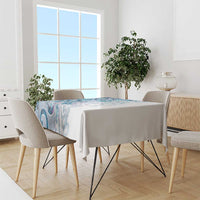 Turquoise Paua Shell Maori Tablecloth Koru Kowhaiwhai LT7 - Polynesian Pride