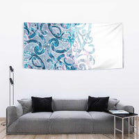 Turquoise Paua Shell Maori Tapestry Koru Kowhaiwhai LT7 - Polynesian Pride