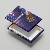 American Samoa Mix US Canvas Wall Art Flag Day Grunge Style LT7 - Polynesian Pride