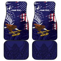 American Samoa Mix US Car Mats Flag Day Grunge Style LT7 - Polynesian Pride