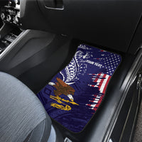 American Samoa Mix US Car Mats Flag Day Grunge Style LT7 - Polynesian Pride