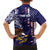 American Samoa Mix US Family Matching Off The Shoulder Long Sleeve Dress and Hawaiian Shirt Flag Day Grunge Style LT7 - Polynesian Pride