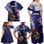 American Samoa Mix US Family Matching Off Shoulder Maxi Dress and Hawaiian Shirt Flag Day Grunge Style LT7 - Polynesian Pride