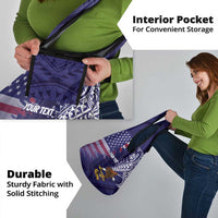 American Samoa Mix US Grocery Bag Flag Day Grunge Style