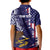 American Samoa Mix US Kid Polo Shirt Flag Day Grunge Style LT7 - Polynesian Pride