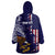 American Samoa Mix US Wearable Blanket Hoodie Flag Day Grunge Style LT7 - Polynesian Pride