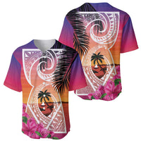 Guam Chamorro Baseball Jersey Artsy Latte Stone