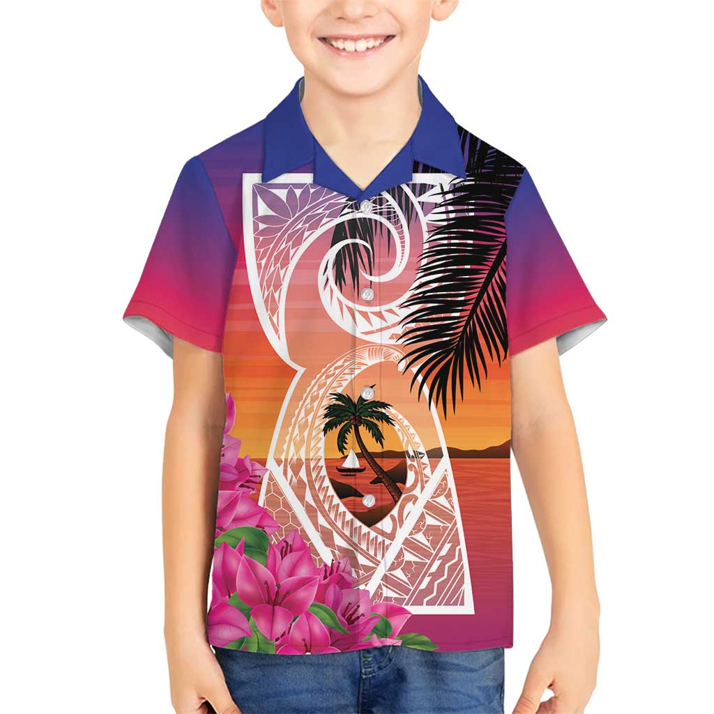 Guam Chamorro Family Matching Long Sleeve Bodycon Dress and Hawaiian Shirt Artsy Latte Stone