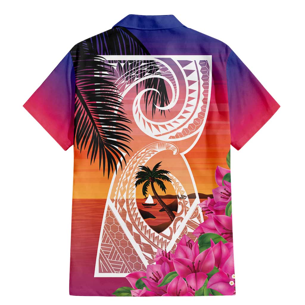 Guam Chamorro Family Matching Mermaid Dress and Hawaiian Shirt Artsy Latte Stone