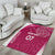 Personalised New Zealand Rugby Area Rug Aotearoa Champions - Pink Version