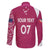 Personalised New Zealand Rugby Family Matching Mermaid Dress and Hawaiian Shirt Aotearoa Champions - Pink Version