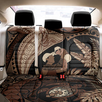 Father's Day Polynesian Pattern Back Car Seat Cover Tropical Humpback Whale