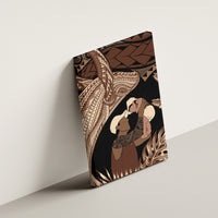 Father's Day Polynesian Pattern Canvas Wall Art Tropical Humpback Whale LT7 - Polynesian Pride