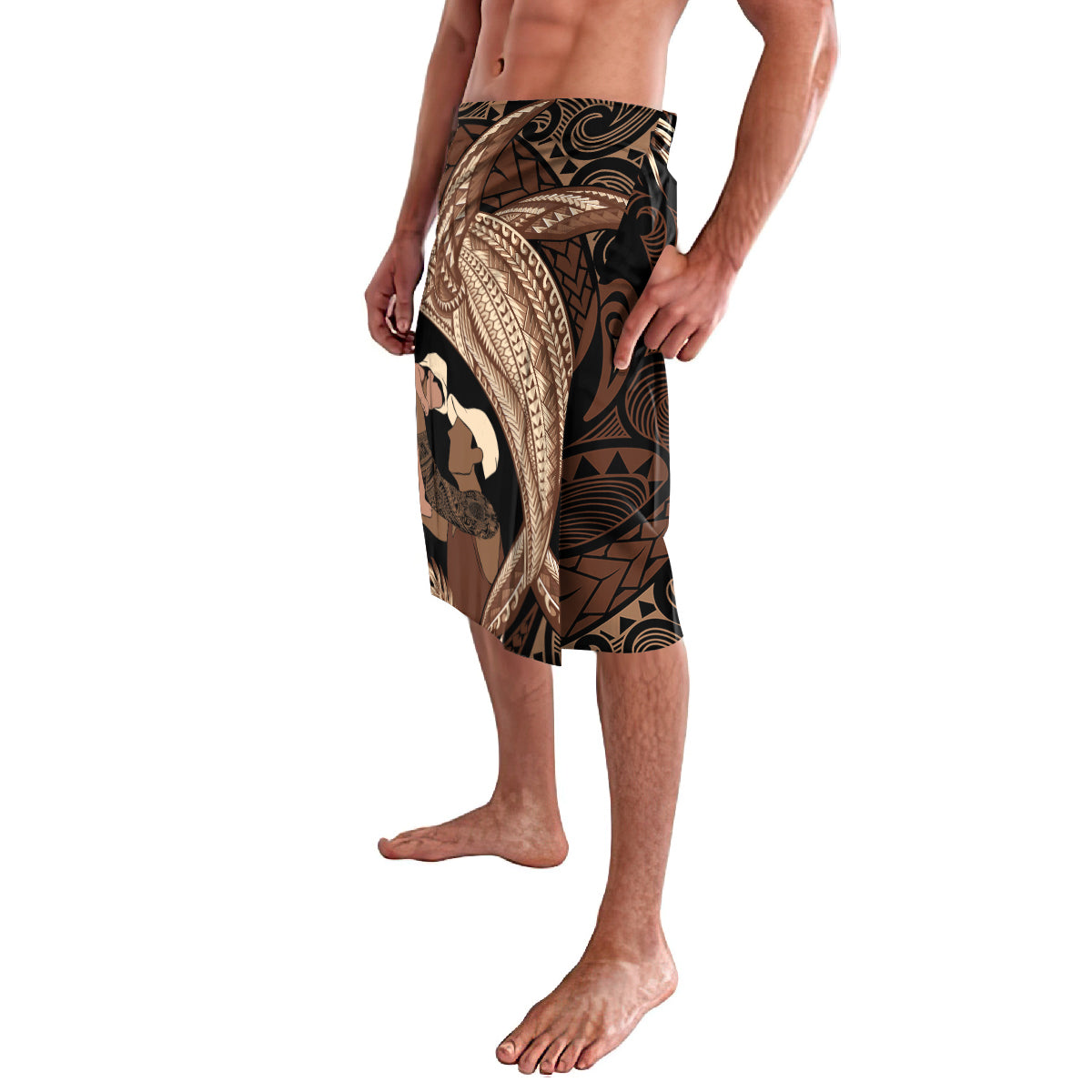 Father's Day Polynesian Pattern Lavalava Tropical Humpback Whale LT7 - Polynesian Pride