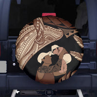 Father's Day Polynesian Pattern Spare Tire Cover Tropical Humpback Whale LT7 - Polynesian Pride