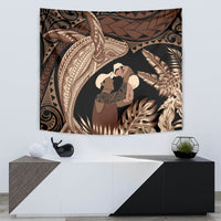 Father's Day Polynesian Pattern Tapestry Tropical Humpback Whale LT7 - Polynesian Pride
