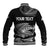 New Zealand Rugby 2023 Baseball Jacket Aotearoa Silver Ferns Champions LT7 - Polynesian Pride