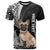 Custom Polynesian T Shirt Bulldog With Polynesian Patterns LT7 Black - Polynesian Pride