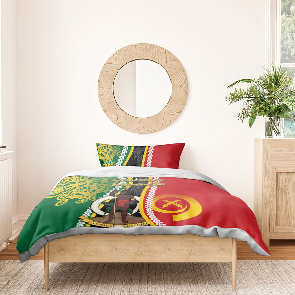 Ni-Vanuatu Indipendens Dei Celebretem Bedding Set Yumi Yumi Yumi LT7 - Polynesian Pride