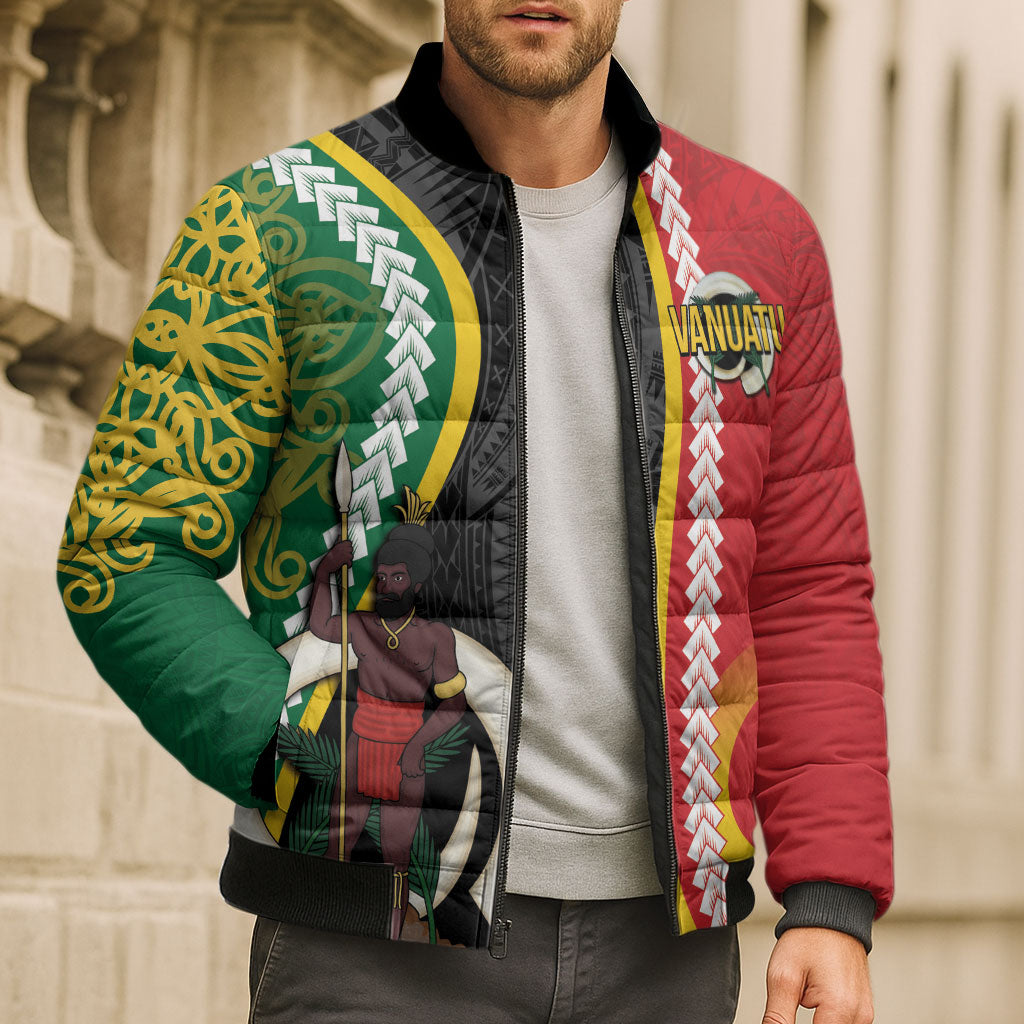 Ni-Vanuatu Indipendens Dei Celebretem Bomber Puffer Jacket Yumi Yumi Yumi LT7 - Polynesian Pride