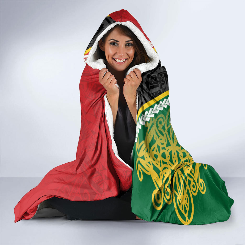 Ni-Vanuatu Indipendens Dei Celebretem Hooded Blanket Yumi Yumi Yumi LT7 - Polynesian Pride