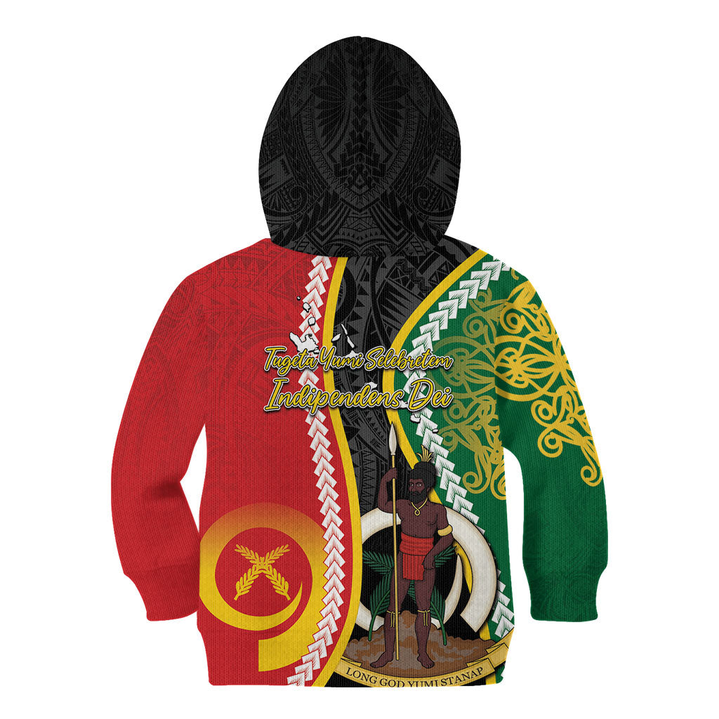 Ni-Vanuatu Indipendens Dei Celebretem Kid Hoodie Yumi Yumi Yumi LT7 - Polynesian Pride