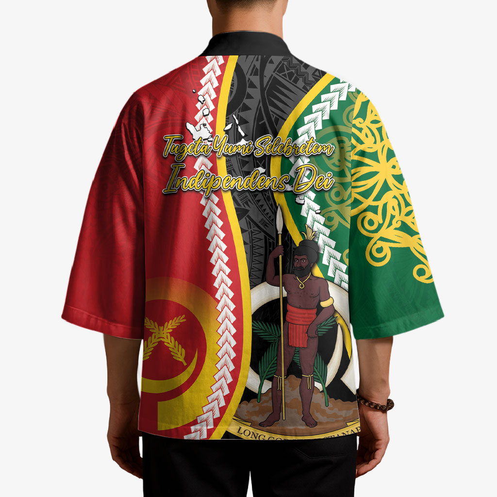 Ni-Vanuatu Indipendens Dei Celebretem Kimono Yumi Yumi Yumi LT7 - Polynesian Pride