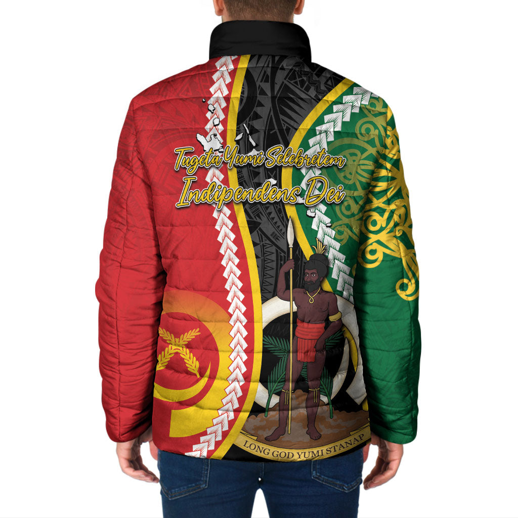 Ni-Vanuatu Indipendens Dei Celebretem Padded Jacket Yumi Yumi Yumi LT7 - Polynesian Pride