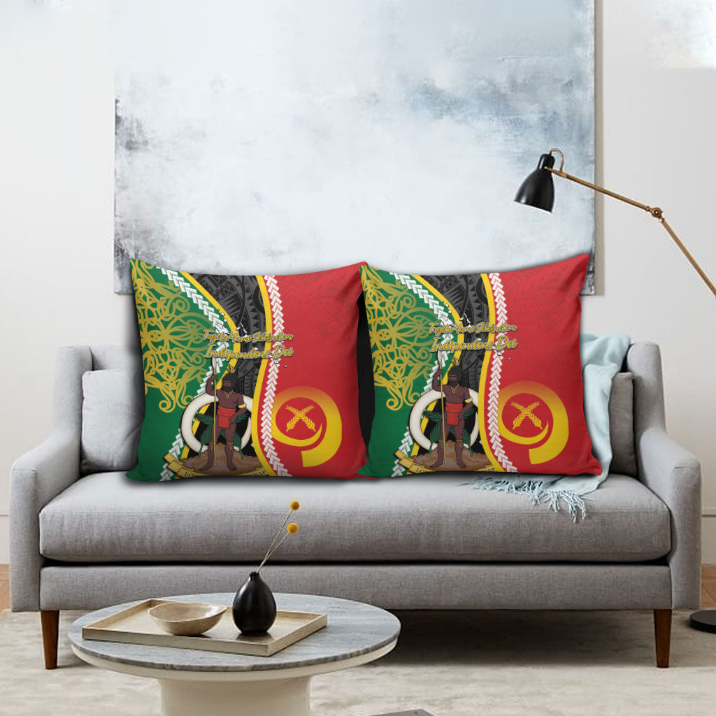 Ni-Vanuatu Indipendens Dei Celebretem Pillow Cover Yumi Yumi Yumi LT7 - Polynesian Pride