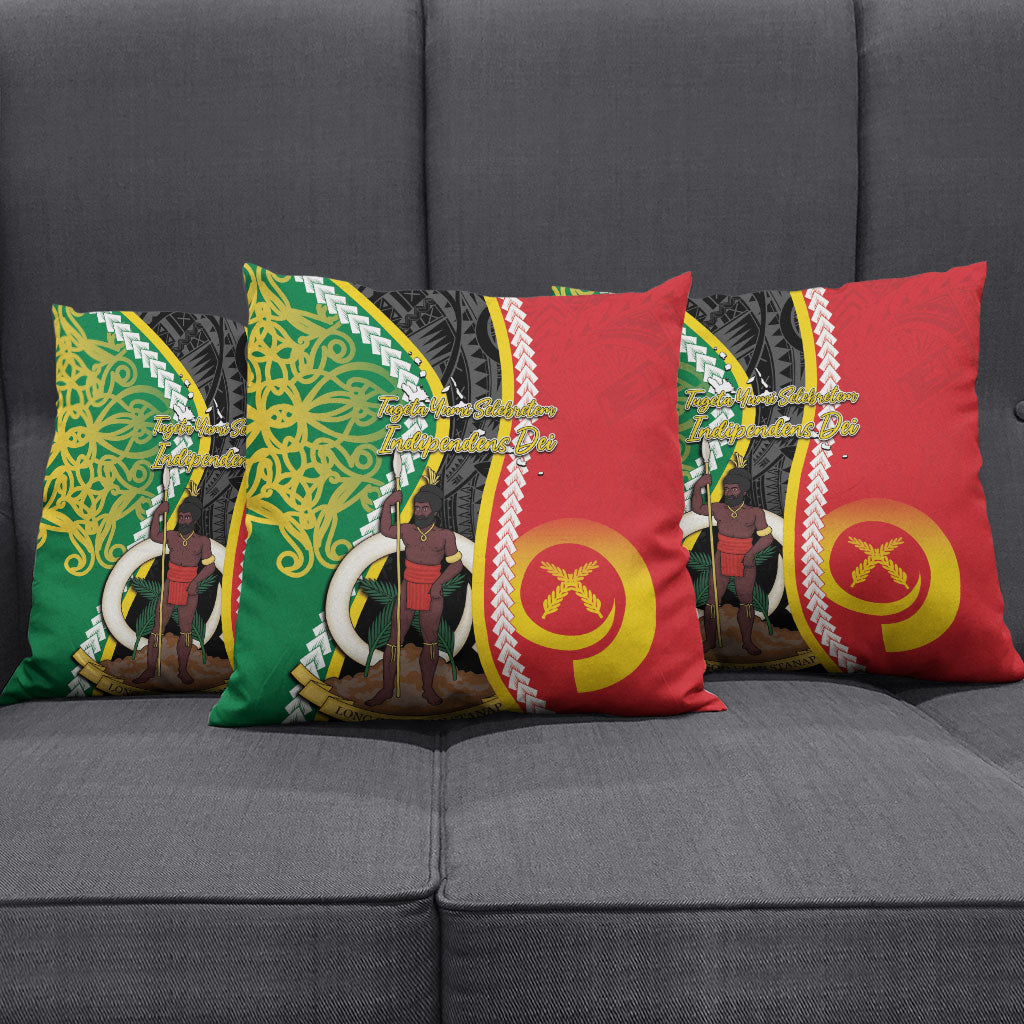 Ni-Vanuatu Indipendens Dei Celebretem Pillow Cover Yumi Yumi Yumi LT7 - Polynesian Pride