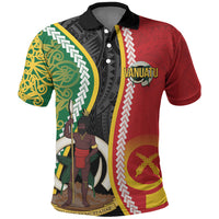 Ni-Vanuatu Indipendens Dei Celebretem Polo Shirt Yumi Yumi Yumi LT7 Multicolor - Polynesian Pride