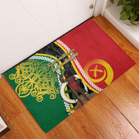 Ni-Vanuatu Indipendens Dei Celebretem Rubber Doormat Yumi Yumi Yumi LT7 - Polynesian Pride